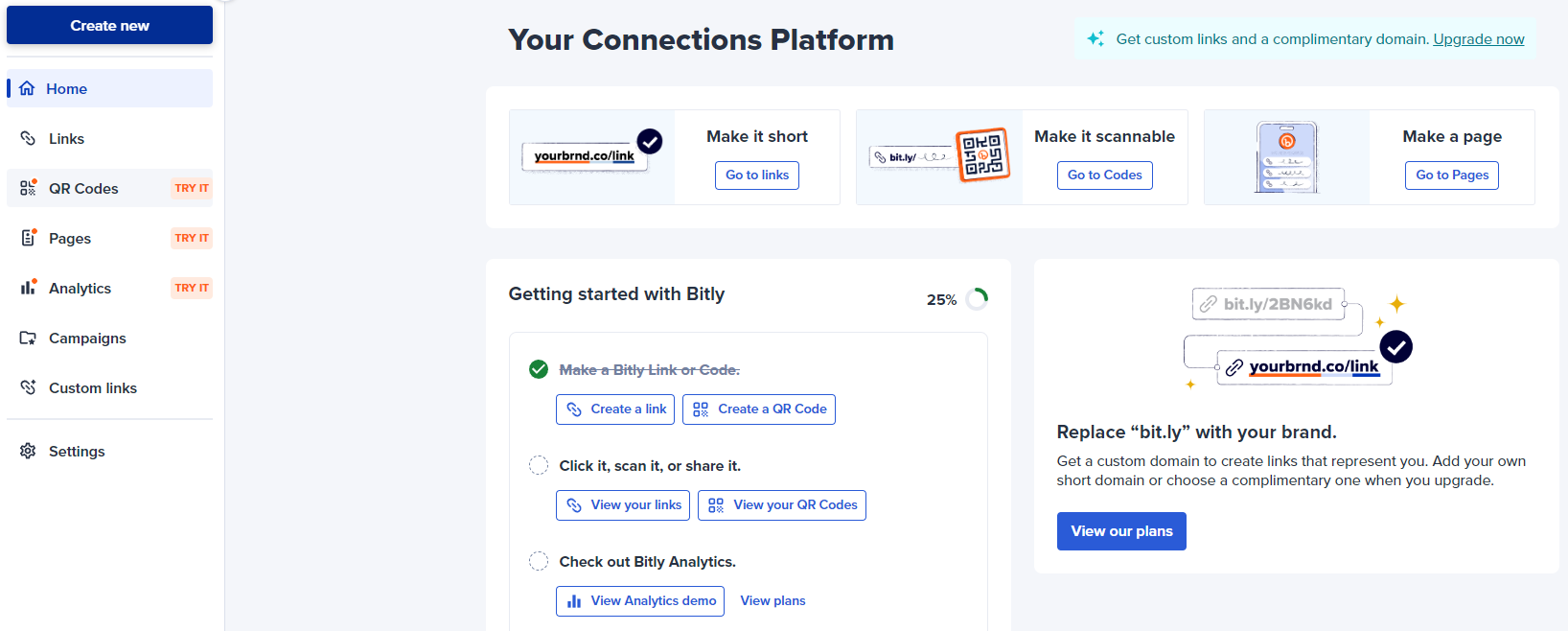 비틀리 링크 만들기 이미지